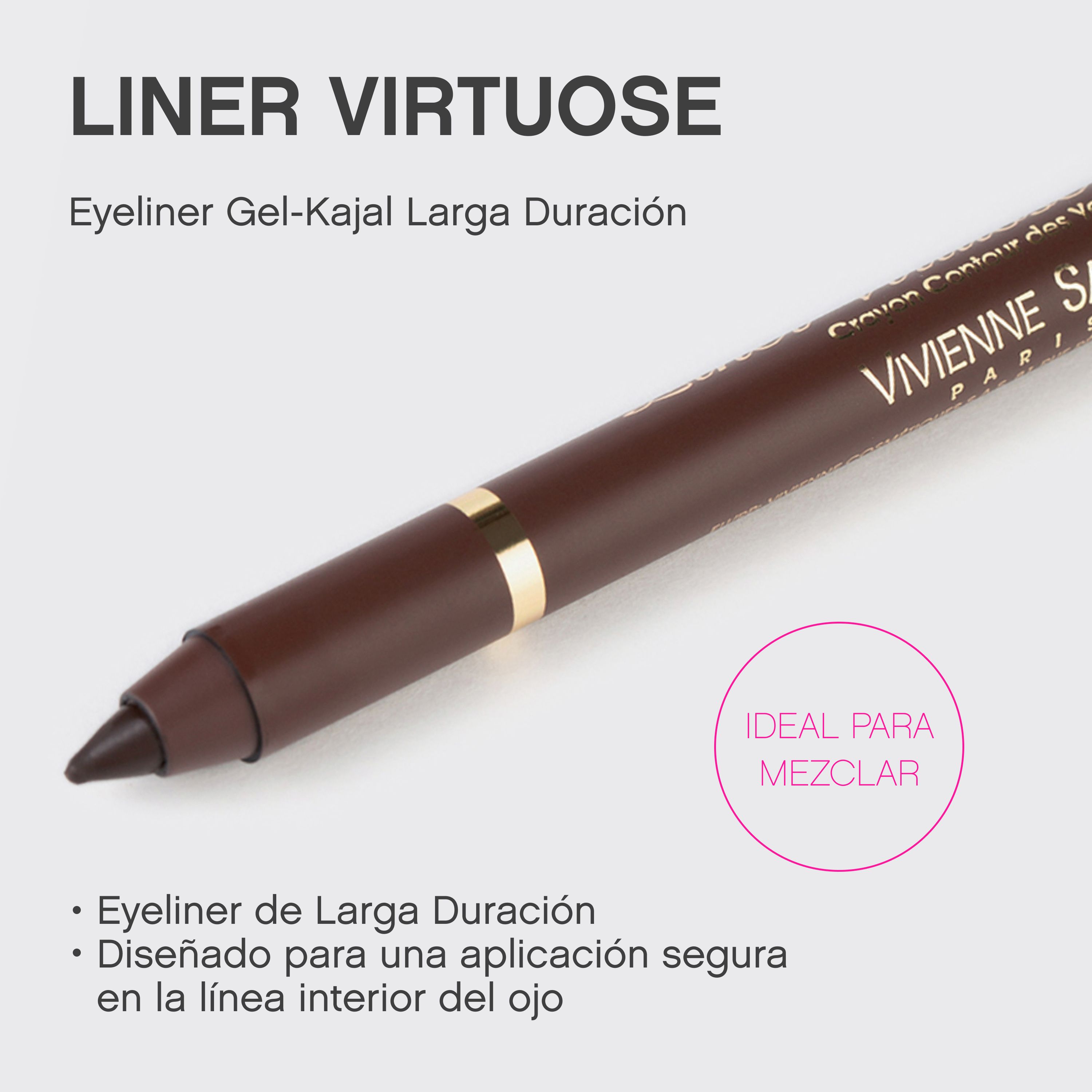 Črtalo za oči Virtuose Kajal Liner Črtala za oči in svinčniki za oči