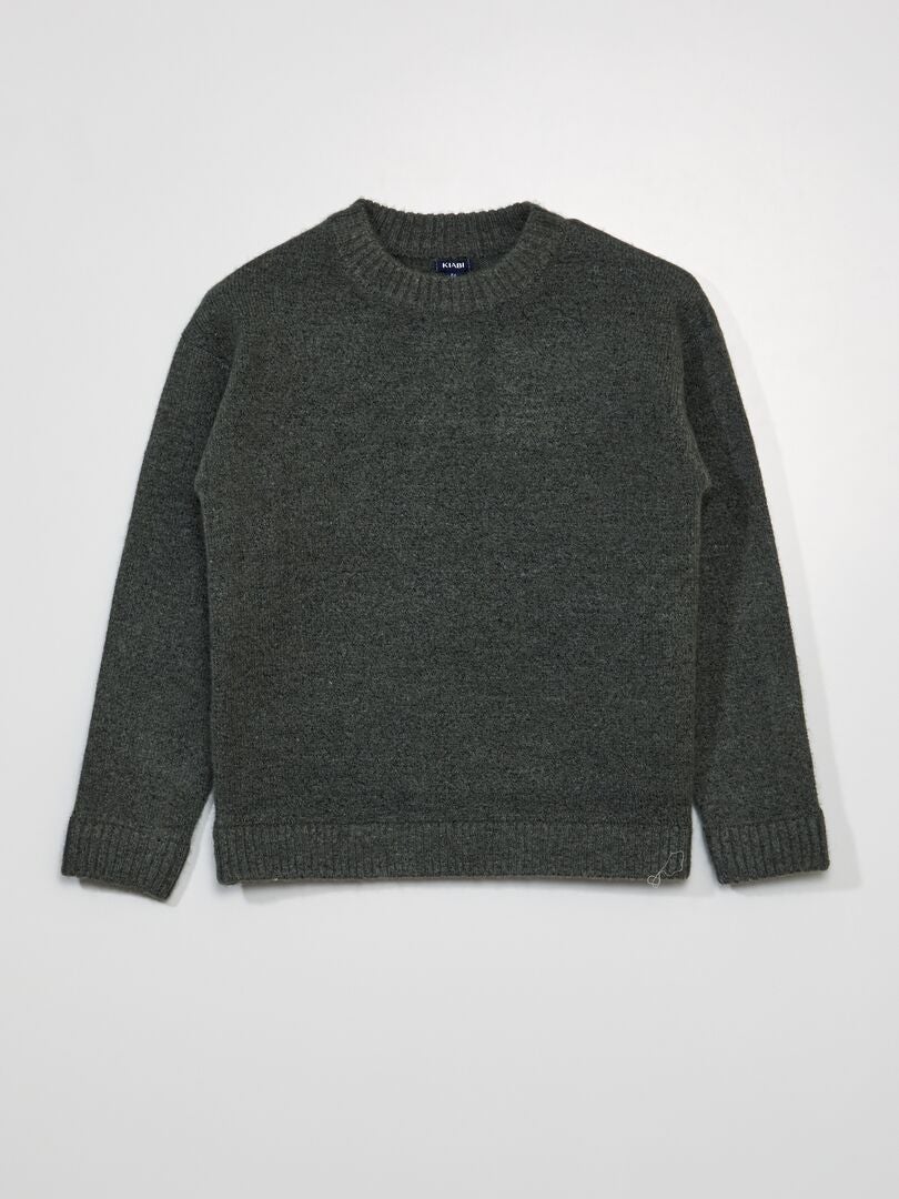Gebreide trui - KHAKI
