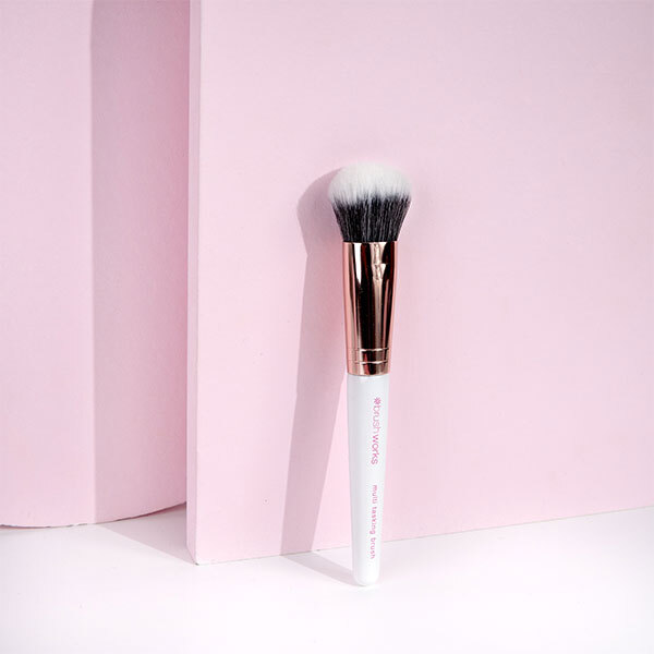Brushworks witte en gouden multifunctionele kwast