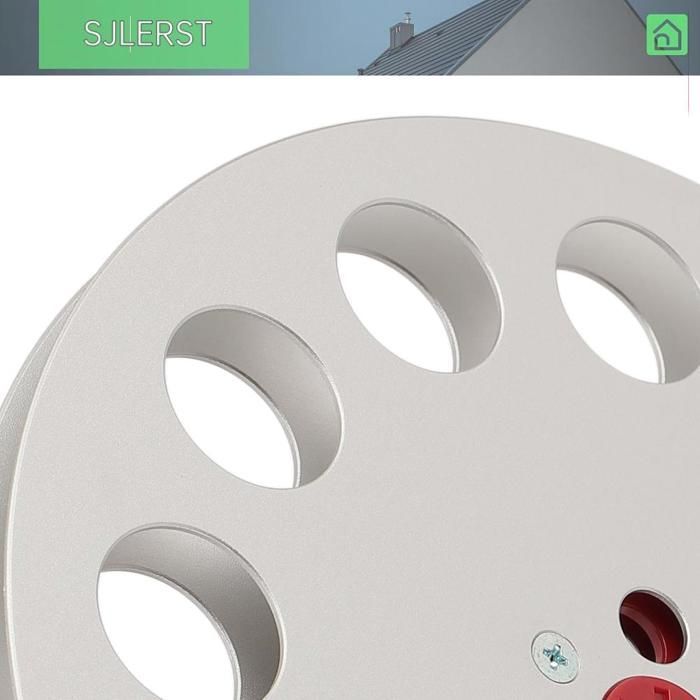 sjlerst Bobine de bande vide 1/4 7 Inch Empty Tape Reel En Aluminium Léger Pour Magnétophone Studer video videoprojecteur Argent