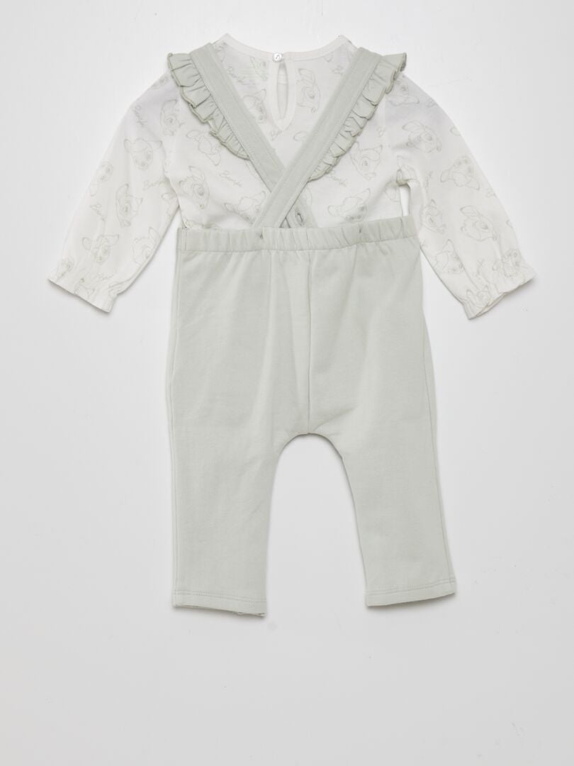 Fleece overall - GROEN
