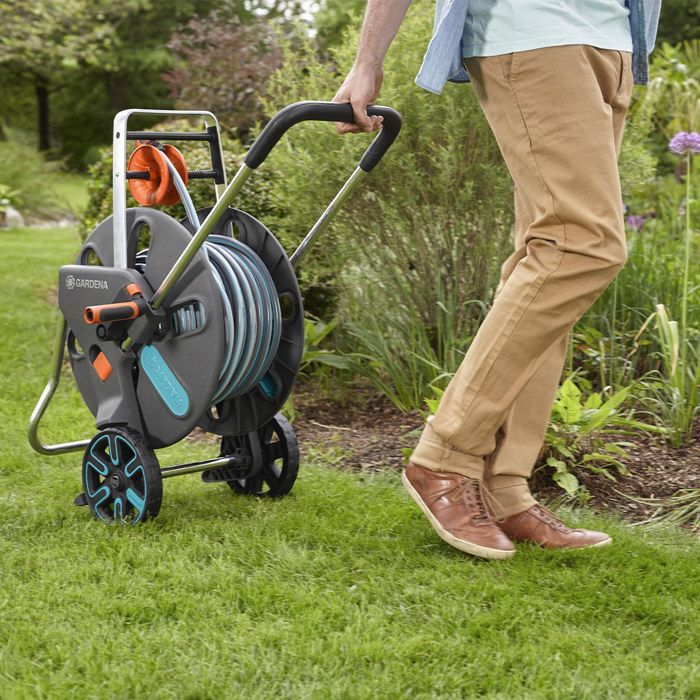 Tuyau d'arrosage - Gardena - AquaRoll L Easy - 50 m - Résistance au gel - 5 ans de garantie