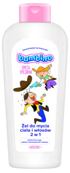 Bambino Żel do mycia ciała i Włosów 2w1 Surykatki
