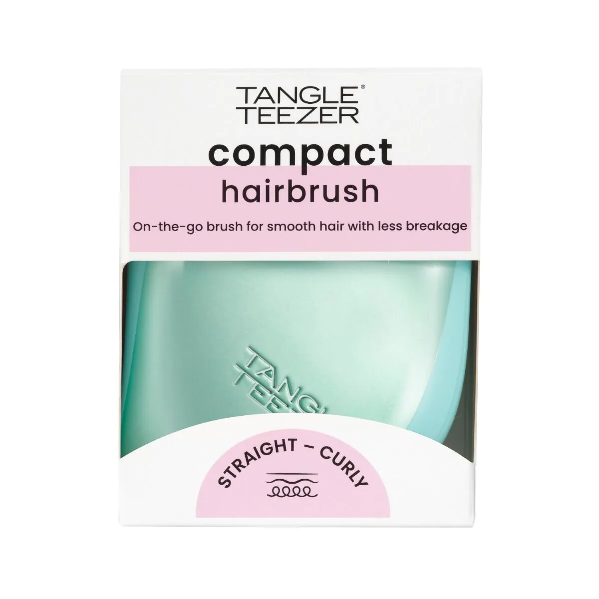 Tangle Teezer Compact Frosted Teal Chrome - Szczotka do włosów 1 szt.