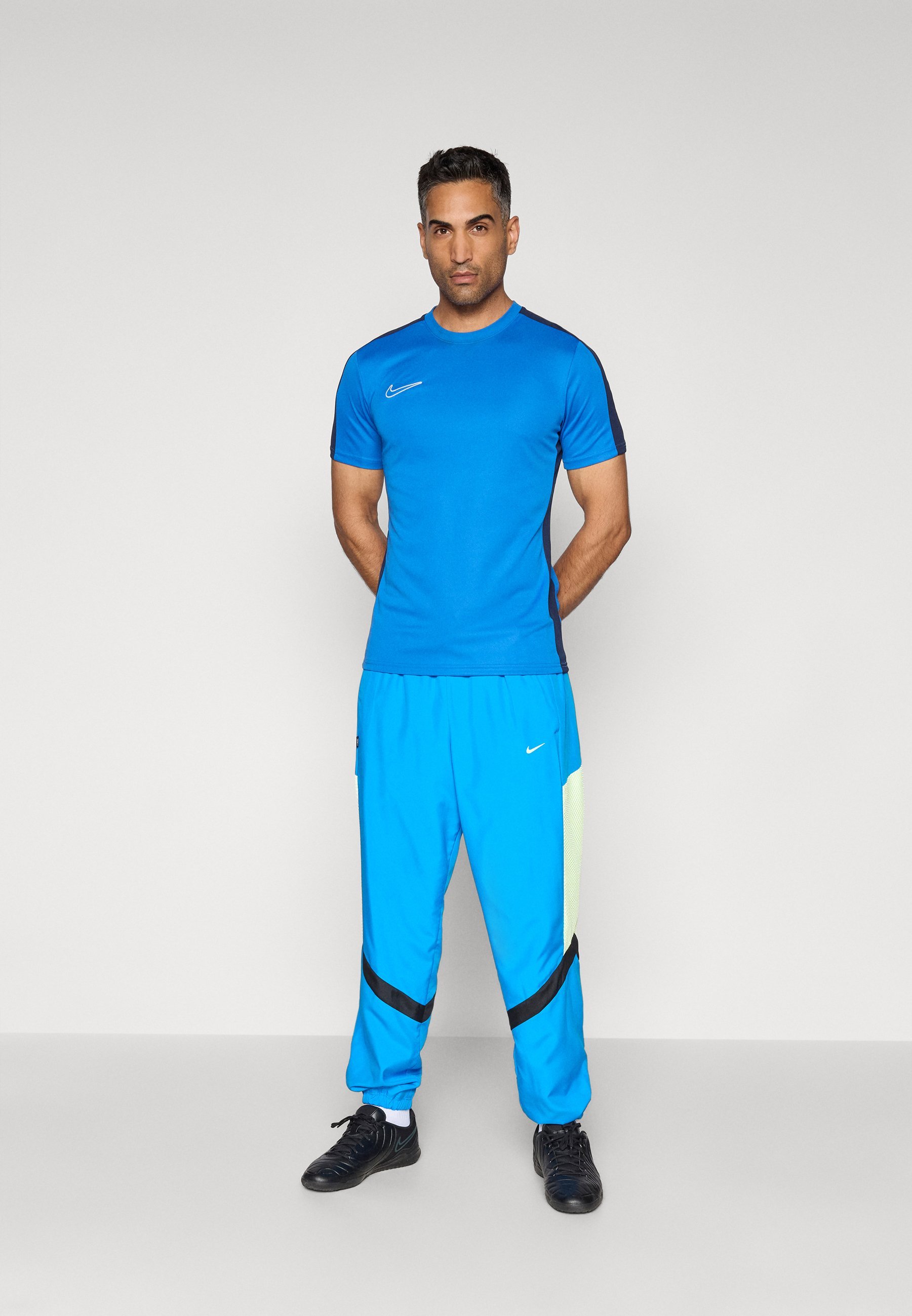 Calça de treino Nike Performance ICON - azul-claro/verde-limão/preta