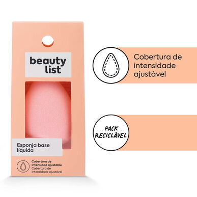 Oválná houbička na tekutý make-up Beauty List