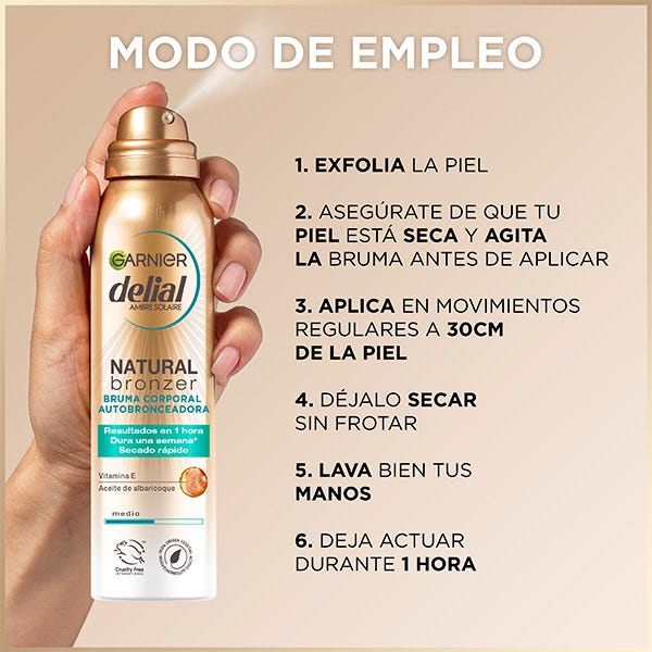 Natural Bronzer Bruma Autobronceadora Medio| 1UD