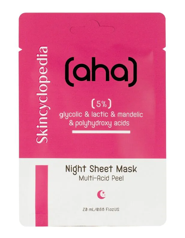 Skincyclopedia AHA & PHA 5% - Maska w płachcie z kwasami20ml