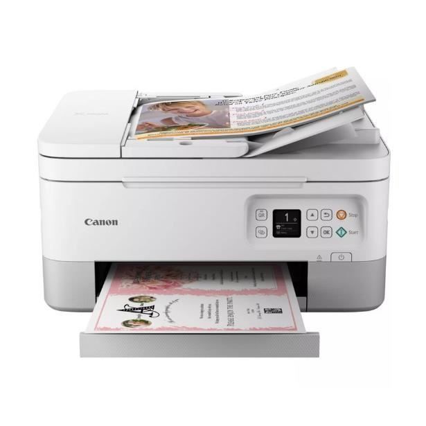 Multifunction Printer - CANON - PIXMA TS7451i - Wi-Fi - 2 FINE Cartridges - Color - Automatic Duplex Printing