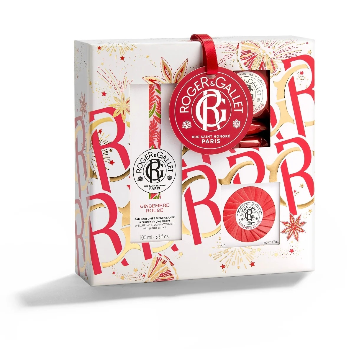 ROGER & GALLET Set Noel 2023 Ginger Rouge Geparfumeerde Body Set