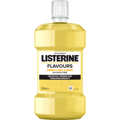 Listerine Colutório de Lima e Menta Flavours      500 ml 500 ml