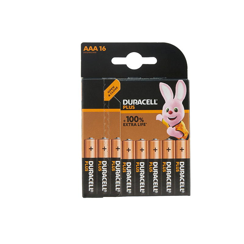 Paquete de 16 pilas AAA Duracell