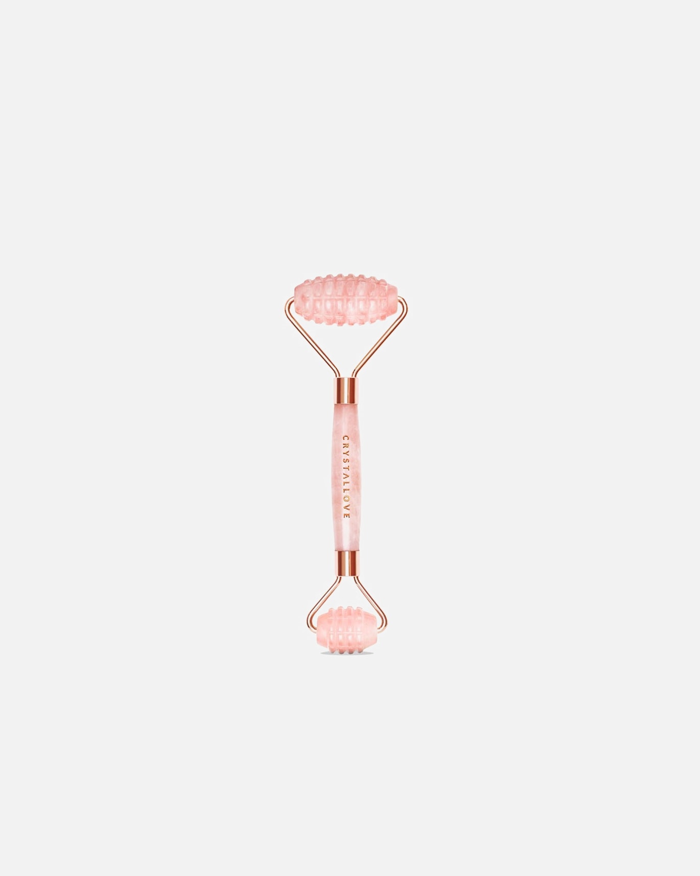 Crystallove 3D Rozenkwarts Gezichtsmassageroller - 1 stuk