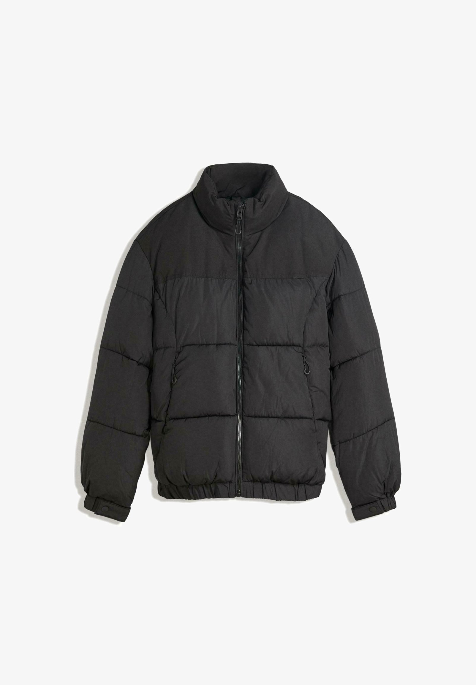Bershka TECHNICAL - PUFFER - Giacca invernale - nera