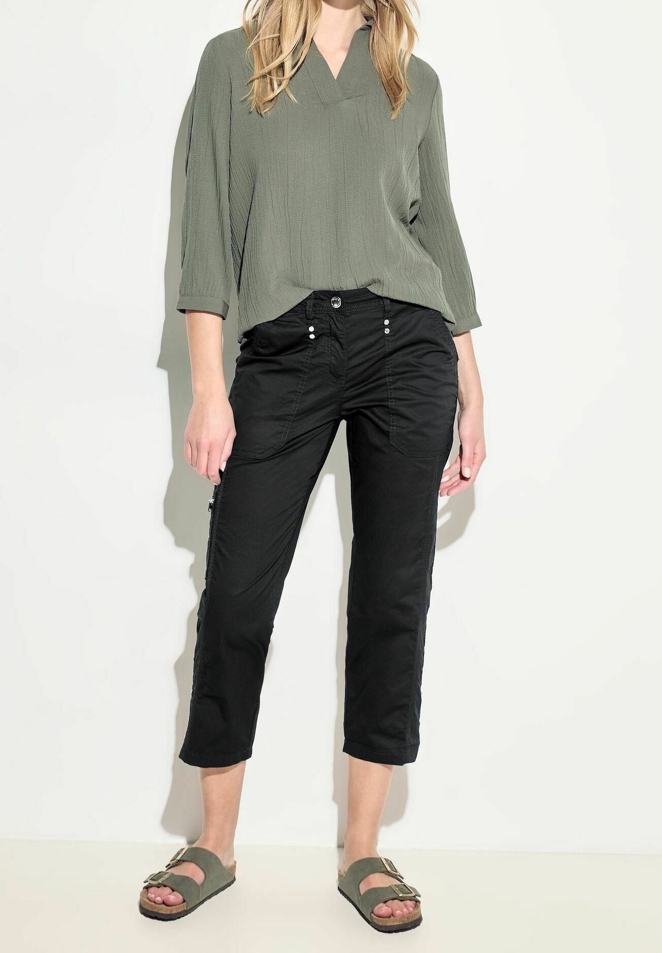 Pantaloni Cecil - neri