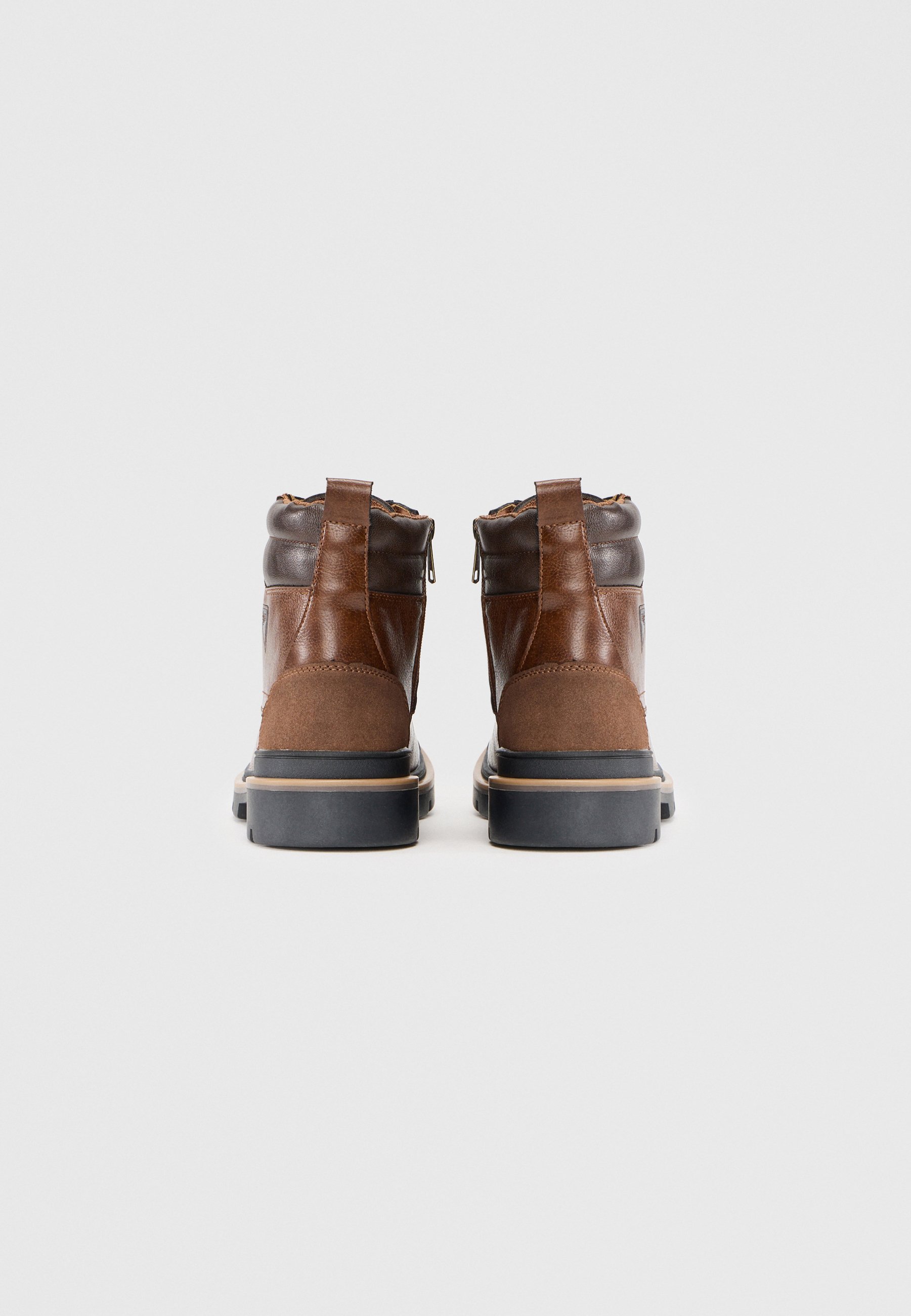 Wrangler NEVADA MEN HIGH - Enkellaarsjes met vetersluiting - schildpadmotief