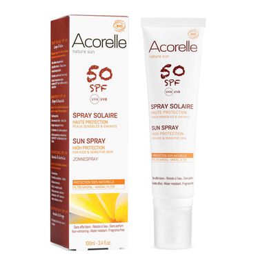 Acorelle Mineral Sunscreen Spray SPF50 100 ml 100 ml