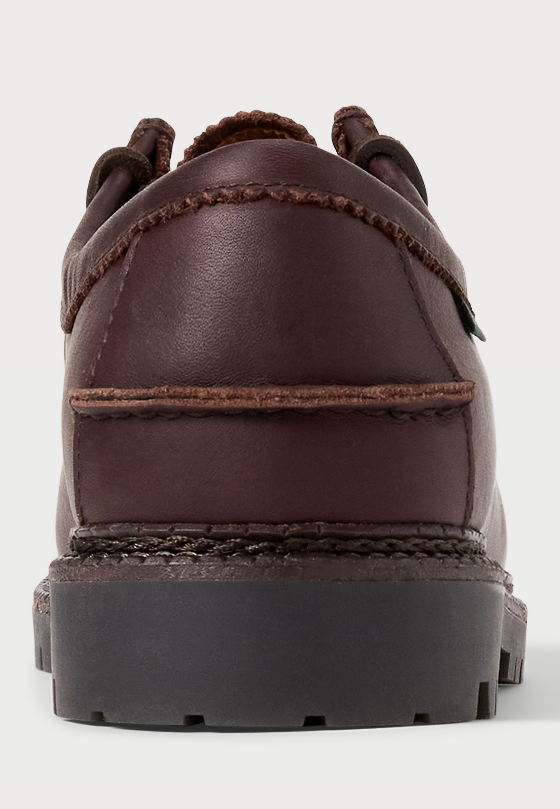 Polo Ralph Lauren JETT LUG-SOLE LEATHER MOC-TOE SHOE - Bootschoenen - donkerbruin