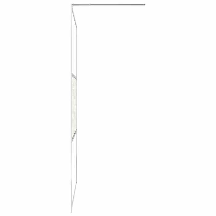 vidaXL Walk-in Shower Enclosure Shower Cabin Shower Partition Bathroom Home Interior ESG Glass Stone 146650