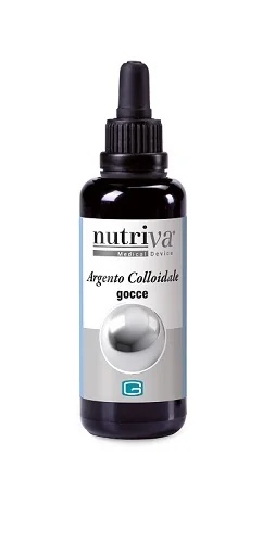 NUTRIVA Gouttes d'argent colloïdal Nutriva 50 ml Complément alimentaire pour la défense immunitaire