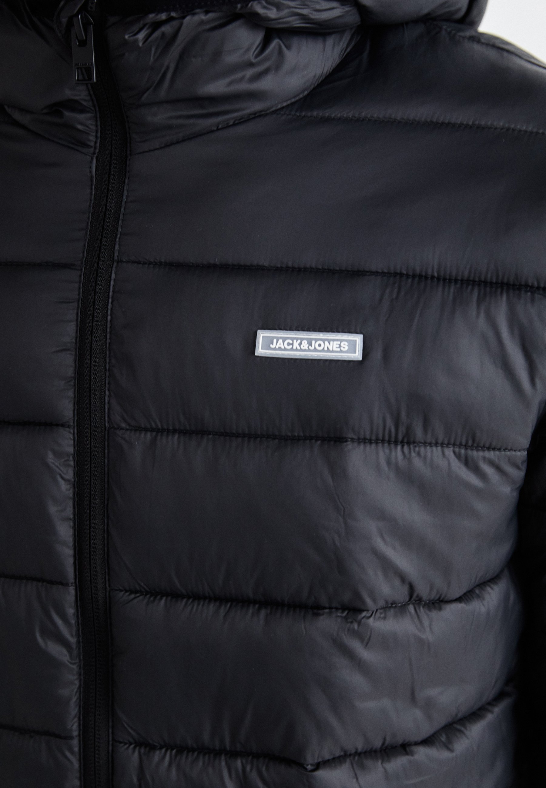 Jack & Jones JJVINCENT PUFFER HOOD - Lichte jas - donkergrijs