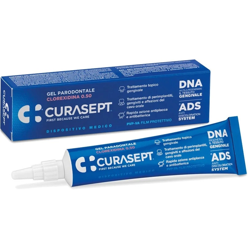CURASEPT Curasept Clorhexidina 0.50 ADS+ADN Gel pasta dental contra la placa dental 30 ml
