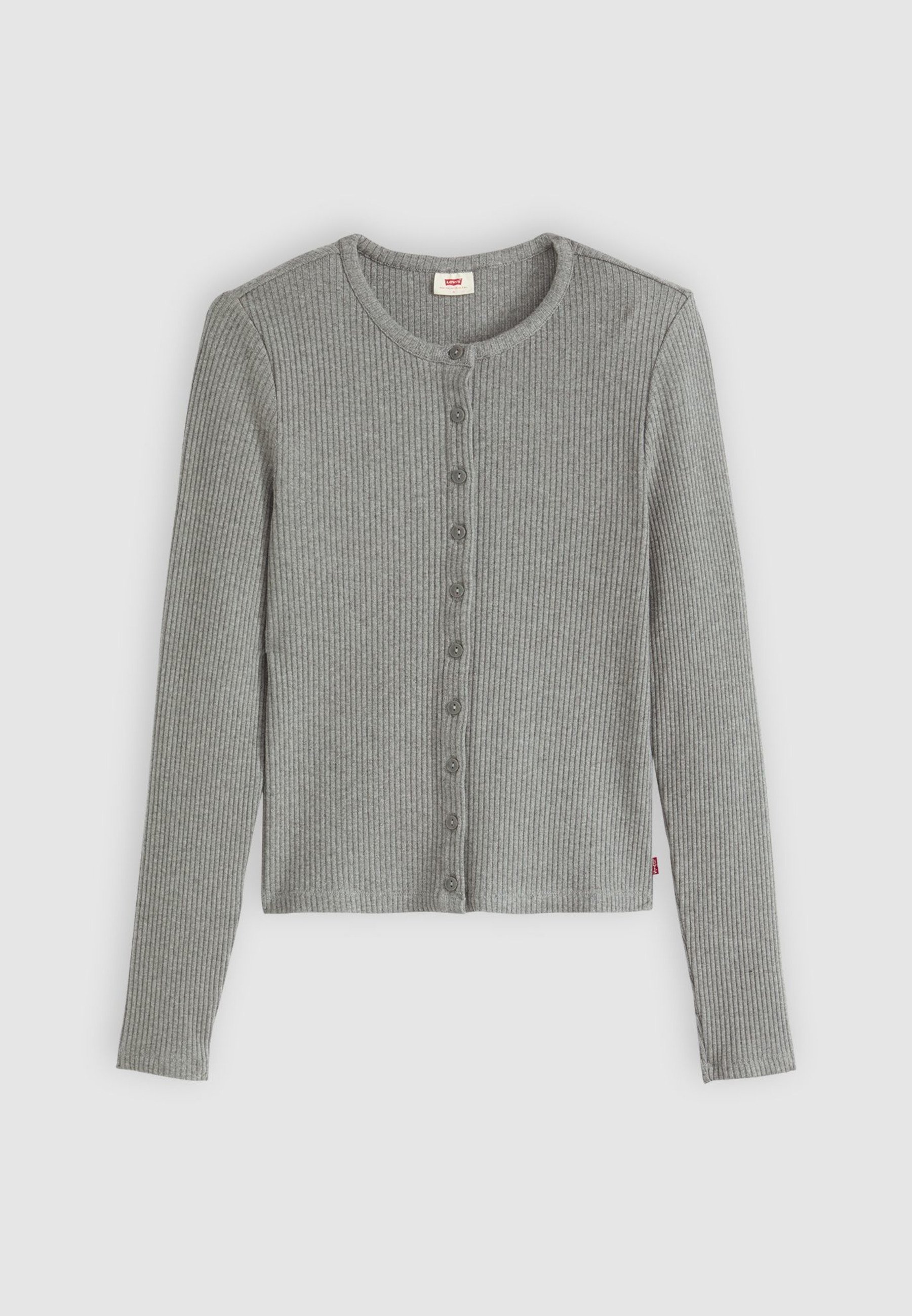Levi's® RORY BUTTON UP - Top s dlhým rukávom - tmavošedý