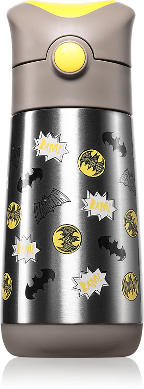 b.box Batman Garrafa Térmica com Canudo
