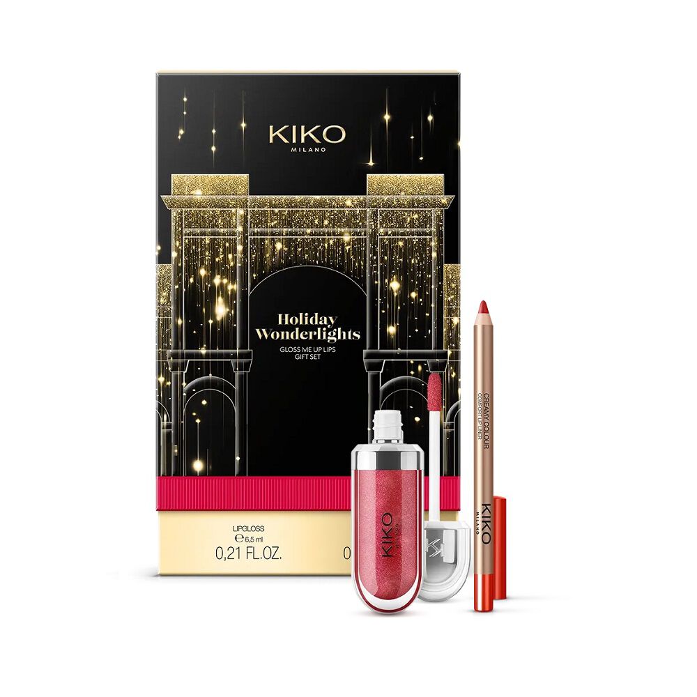 Coffret cadeau Kiko Milano Holiday Wonderlights Gloss Me Up pour les lèvres