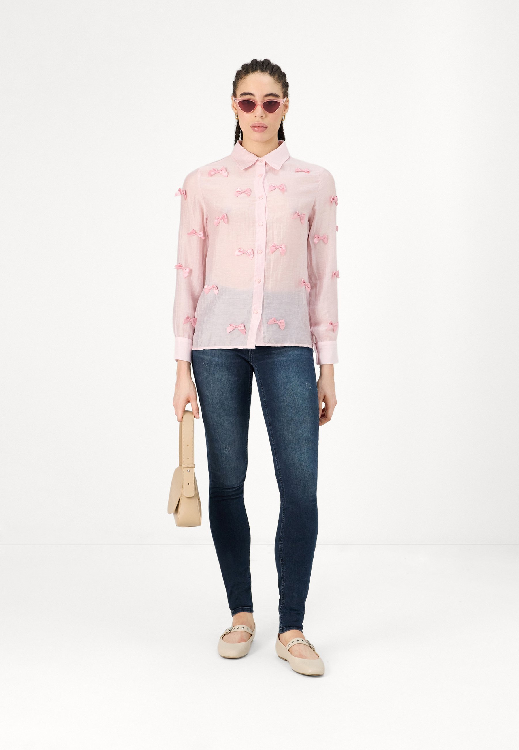 ALLEEN ONLBLUSH - Skinny Fit jeans - blauwzwart denim