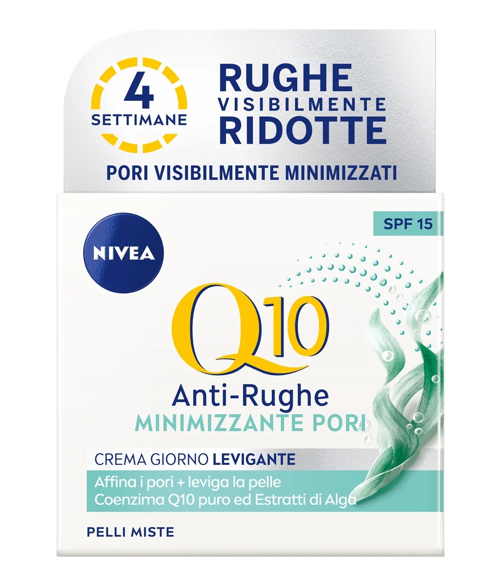 NIVEA Nivea Q10 Power kortsudevastane ja siluv päevakreem SPF 15