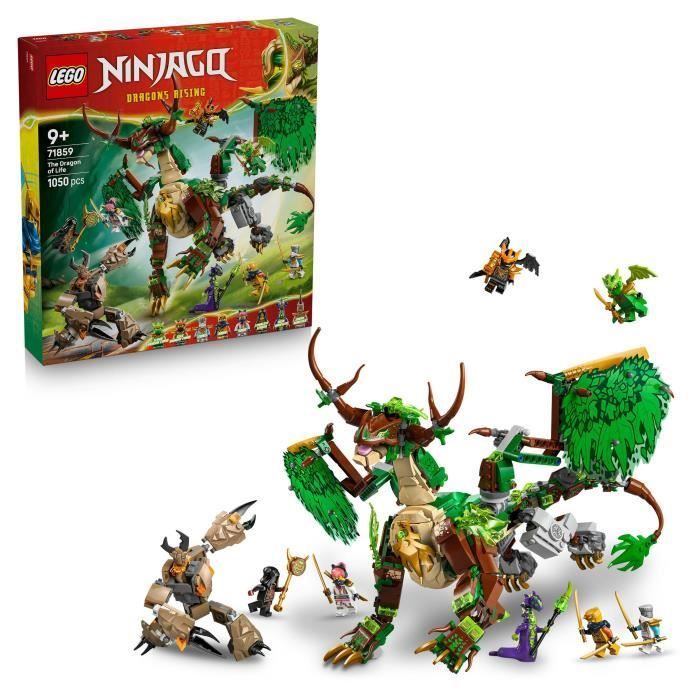 LEGO NINJAGO 71859 The Dragon of Life - Construction Toy for Boys or Girls Ages 8+