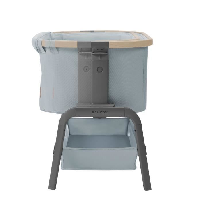 MAXI COSI Iora, Height-Adjustable Co-Sleeping Crib, From Birth to 6 Months (up to 9kg), Beyond Grey ECO