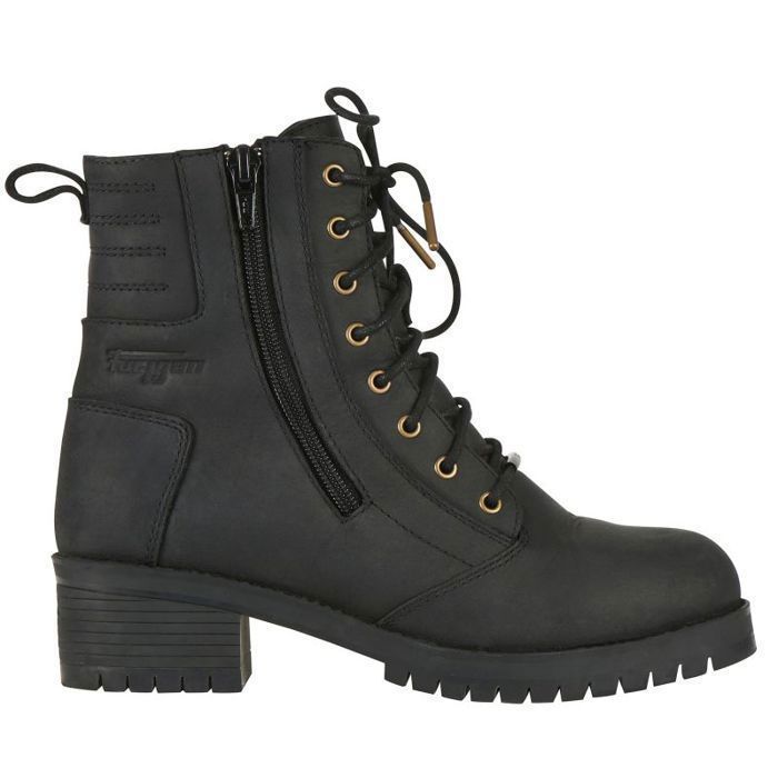 Botas de moto Furygan Janis para mujer - negras - talla 39