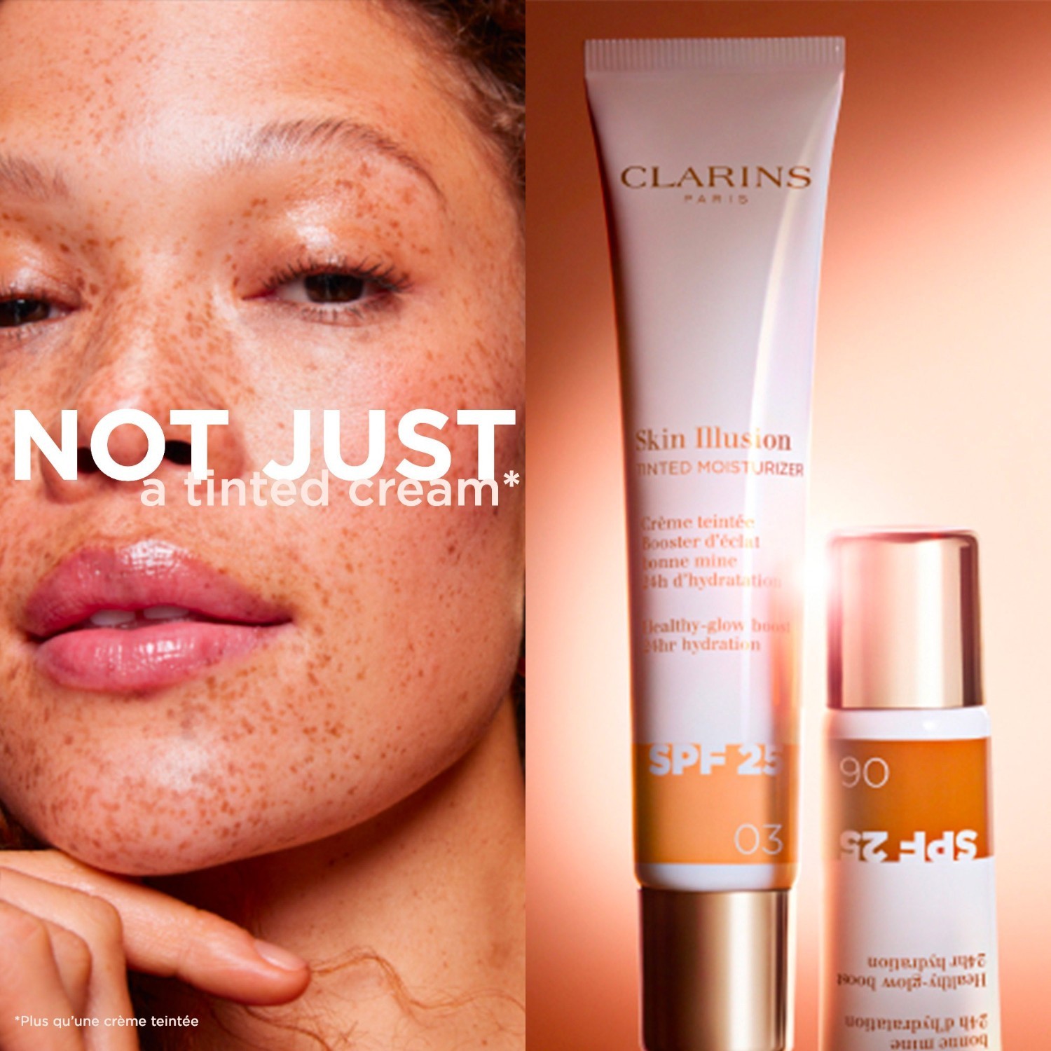 Clarins BB krema Skin Illusion tonirana hidratantna krema SPF 25 - 40 ml