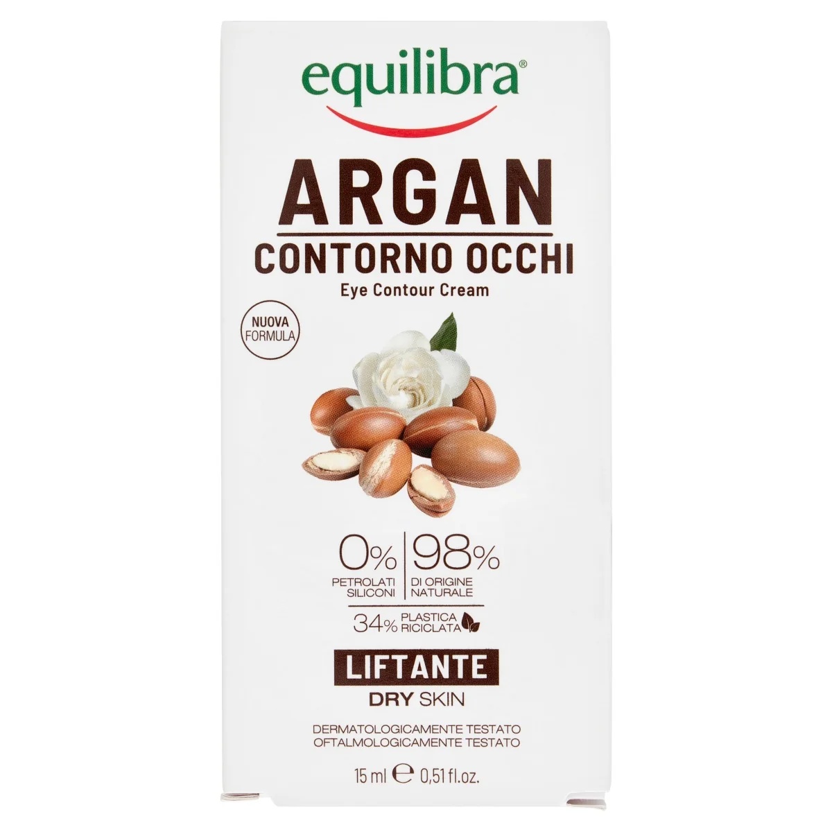 EQUILIBRA Equilibra Argan Augencreme 15 ml Lifting-Effekt