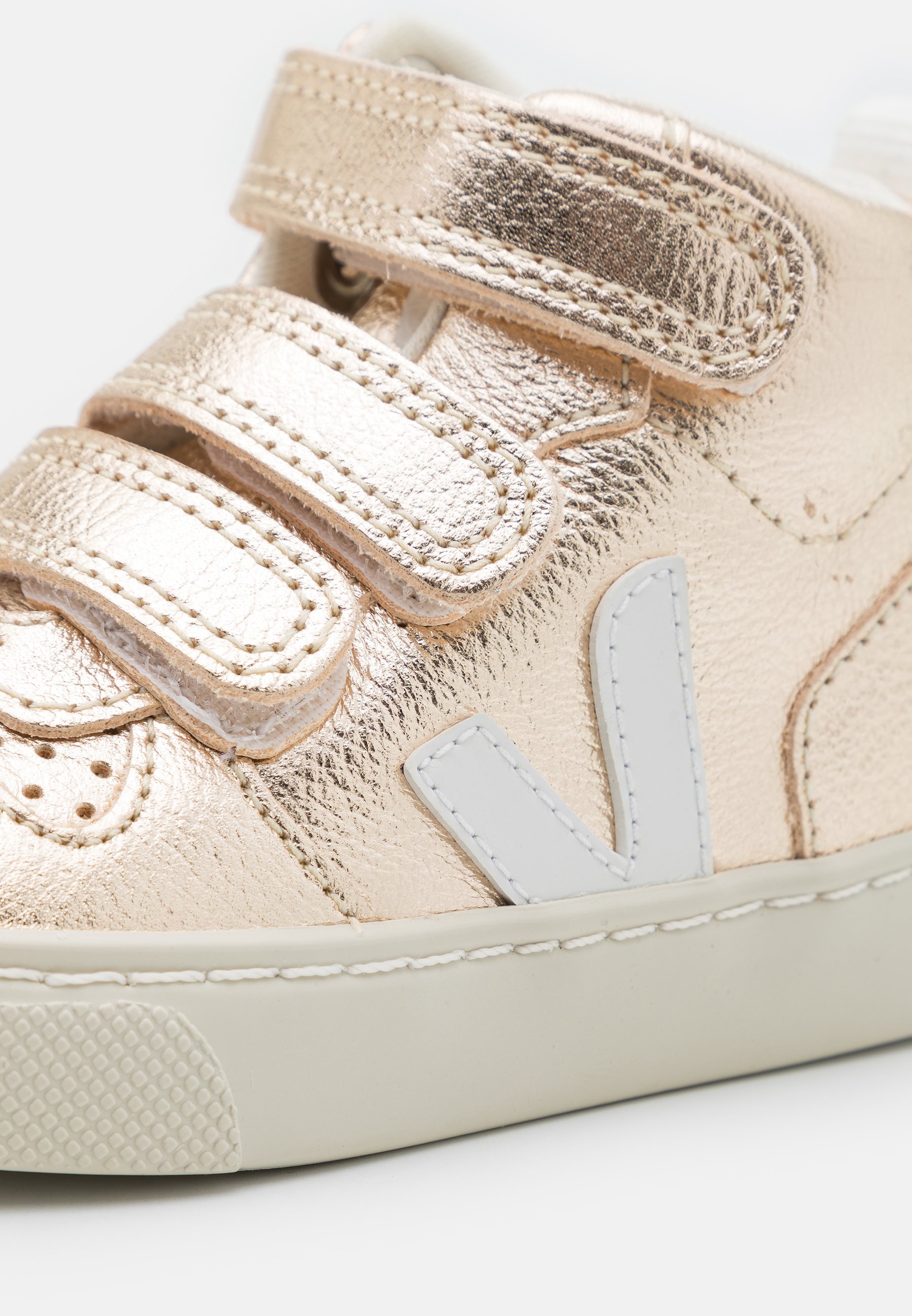 Veja SMALL V 10 MID - Hoge sneakers - platina/wit