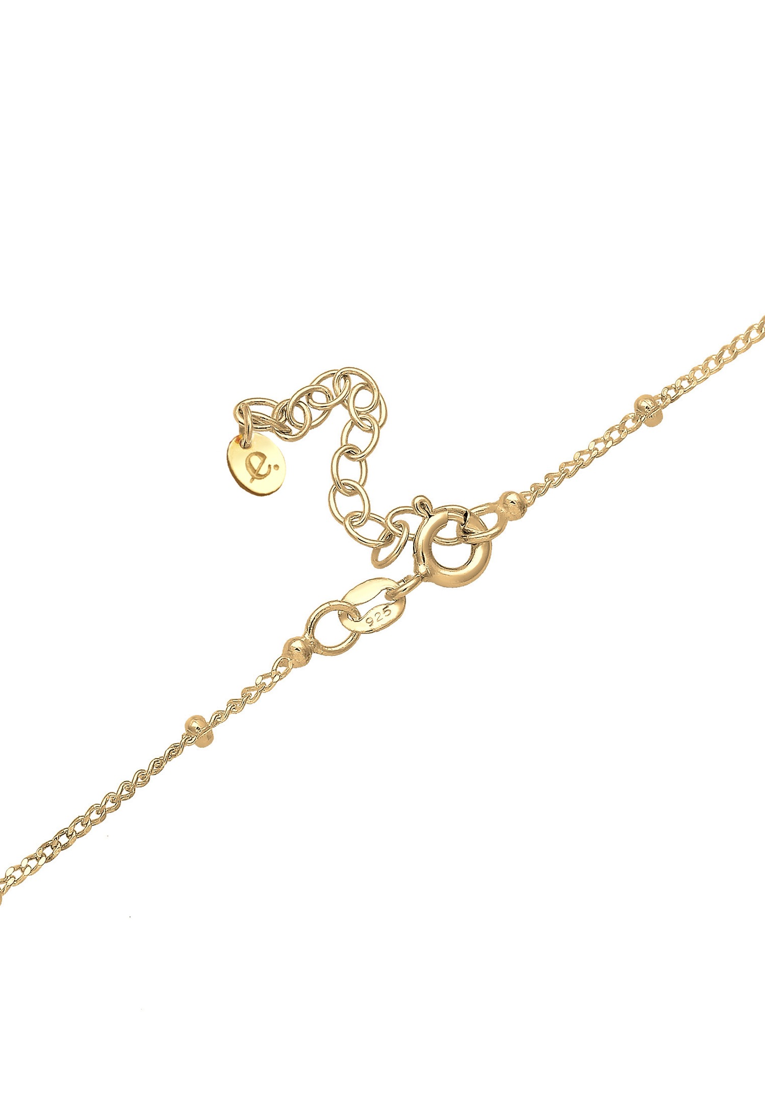 Elli PREMIUM Femme Pendentif Élégant avec Pierre de Quartz vert en Argent Sterling 925