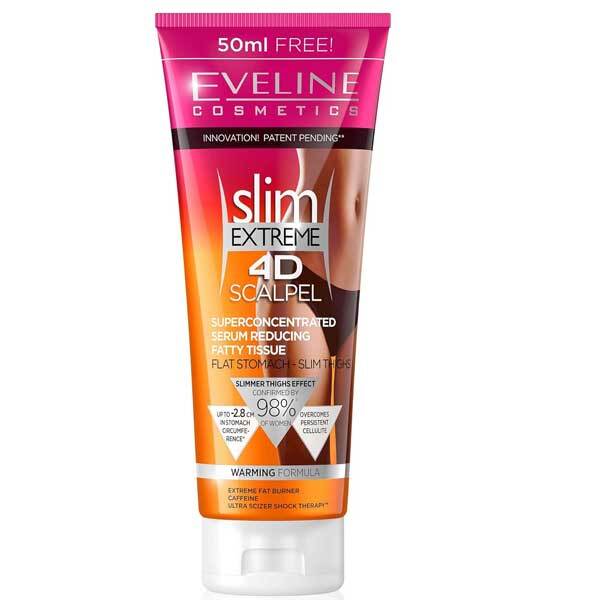 Siero Eveline Slim Extreme 4D Scalpel per la riduzione del tessuto adiposo