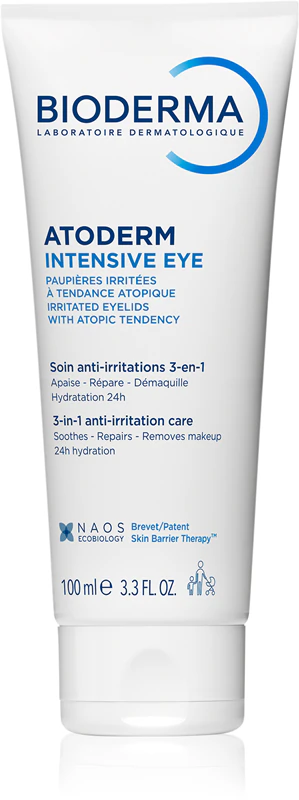 Bioderma Atoderm Intensive: Cuidado calmante para pálpebras irritadas.