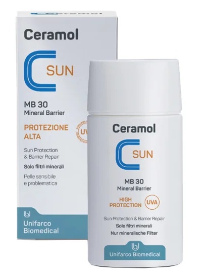 CERAMOL Ceramol SUn MB 30 Zonnebrandcrème met minerale barrière 50 ml