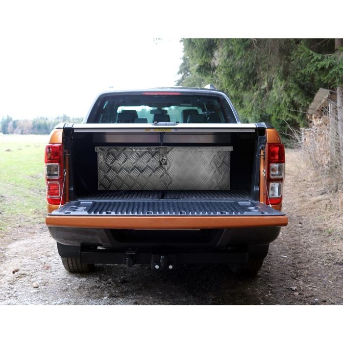 ECD Germany Caisse de Transport en Aluminium - 57 x 22 x 19 cm - 21 Litres - Valise Coffre de Rangement Boîte à Outils