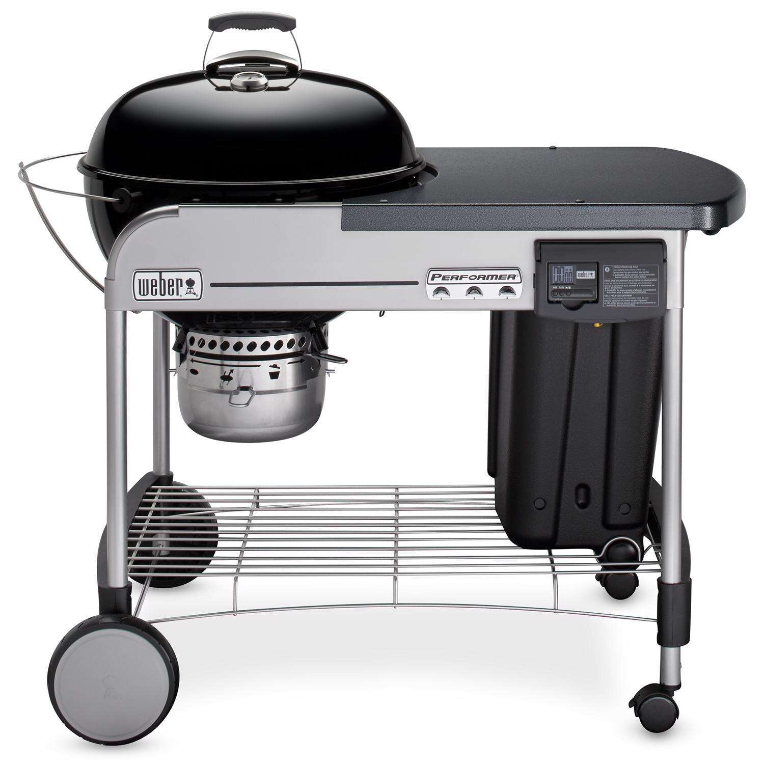 Weber 22 tuuman Performer Deluxe -hiiligrilli musta