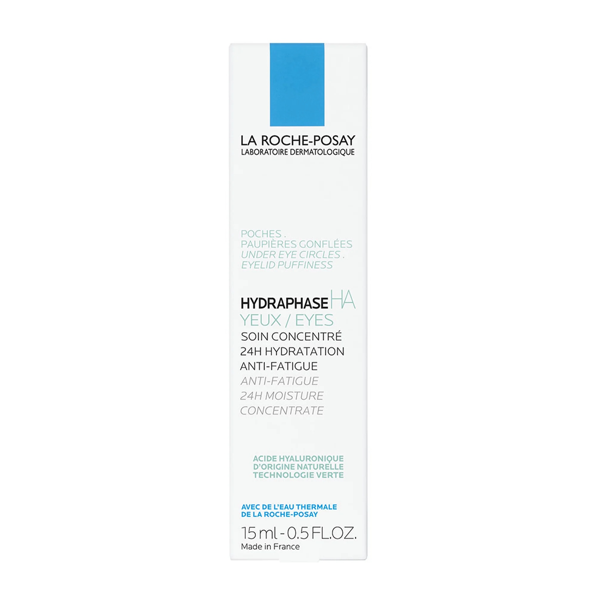 LA ROCHE POSAY La Roche Posay Hydraphase Yeux Intense 15 ml Soin concentré contre la fatigue oculaire