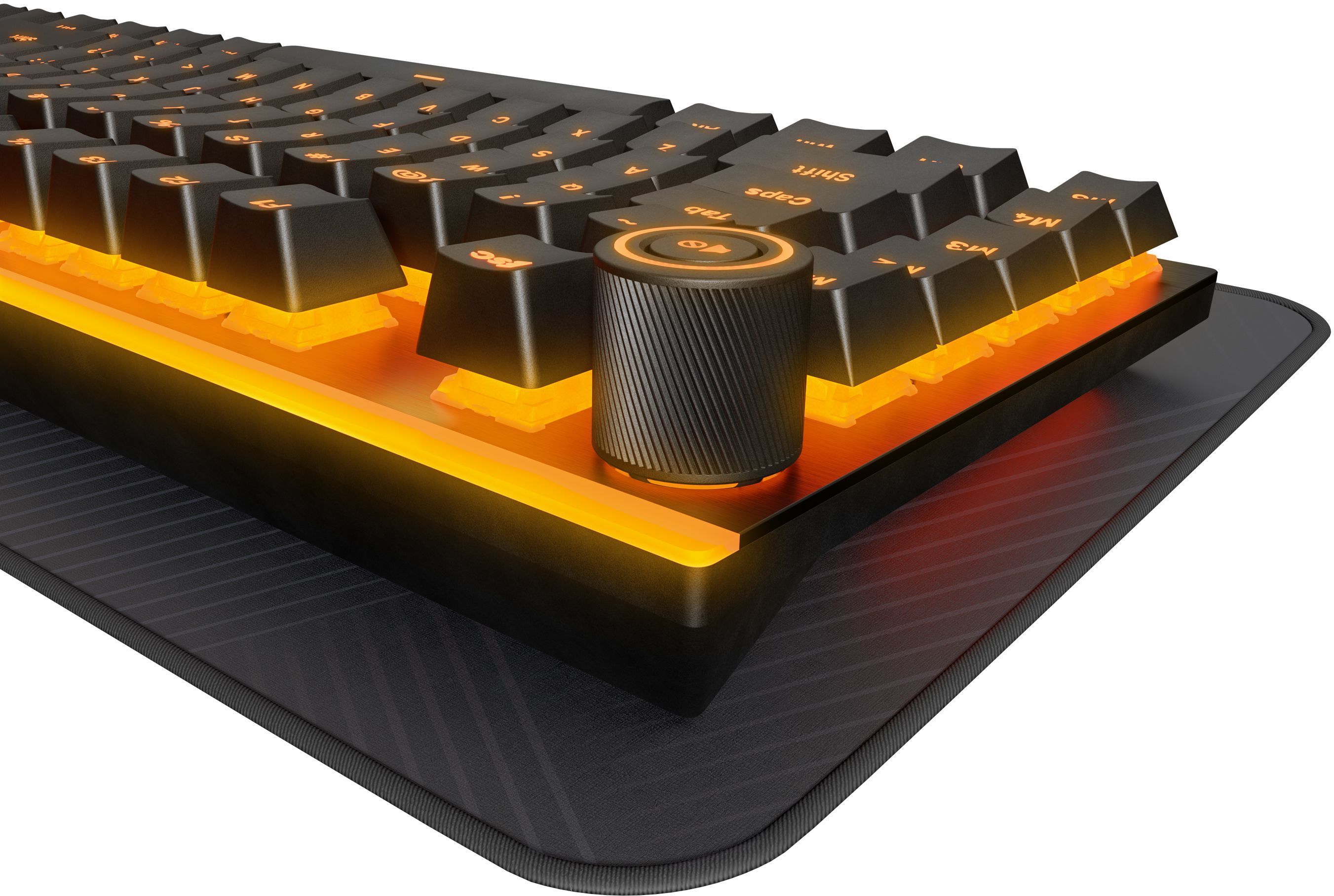 Teclado mecânico para jogos - Linear silencioso - BE QUIET! - Suporte para luz - FR ISO - ARGB