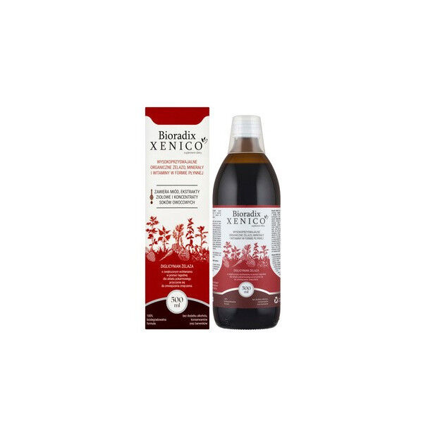 Ferro liquido Bioradix Xenico con miele biologico 500 ml