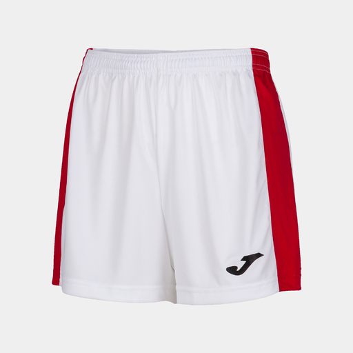 Shorts Maxi Joma Branco e Vermelho