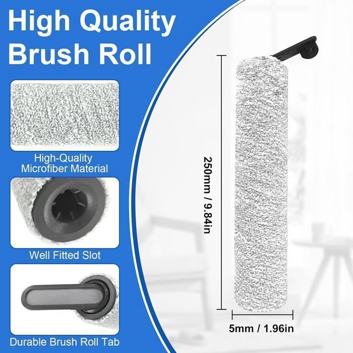 Spazzola rotante di ricambio e filtro HEPA per aspirapolvere a secco e a umido senza fili Dreame H12 / M12 / H11 Core (non compatibile con H12 Core)