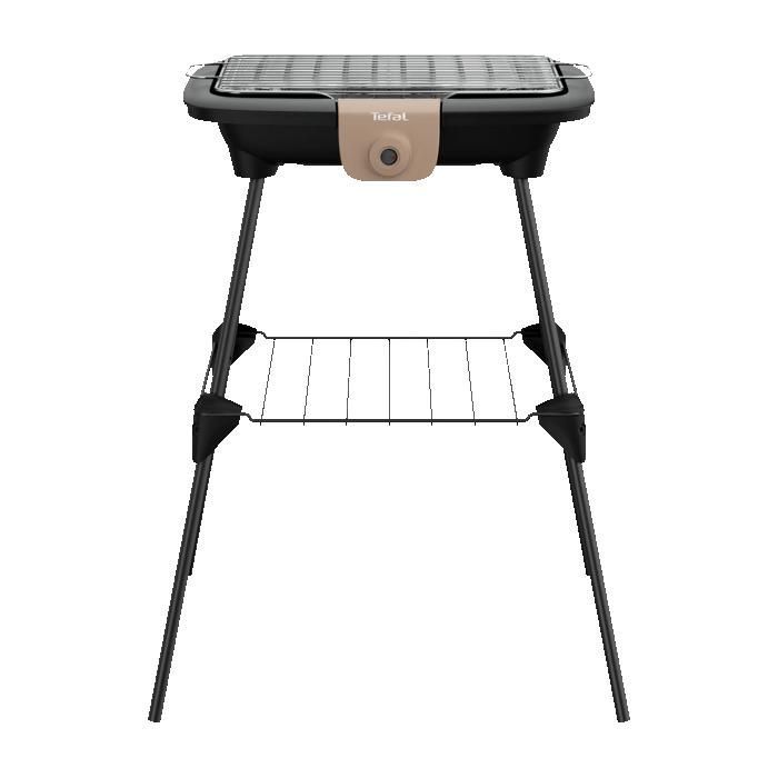 TEFAL BBQ ELECTRIQUE BG90D814 EASYGRILL POWER PIEDS 2300 W TAUPE