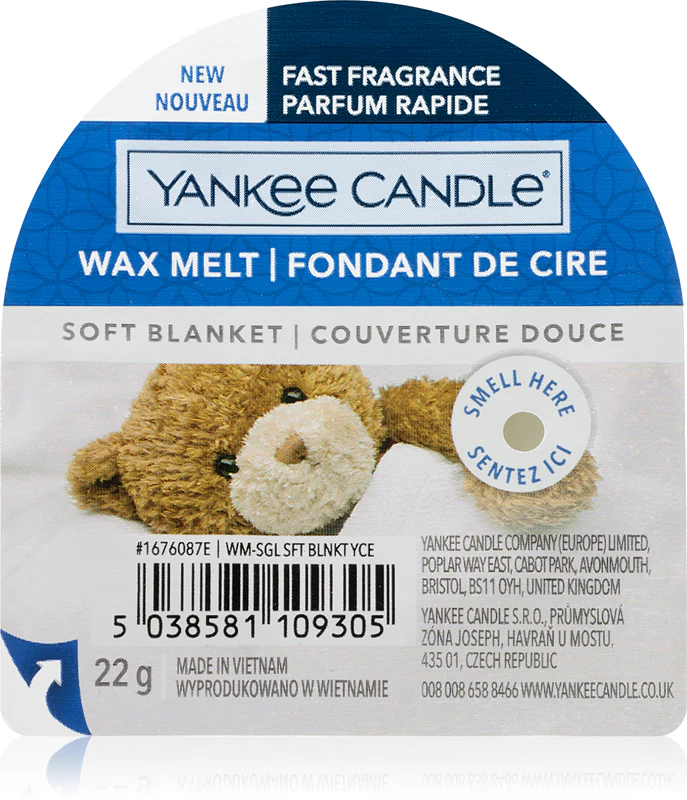 Yankee Candle Soft Blanket wok voor aromatherapie